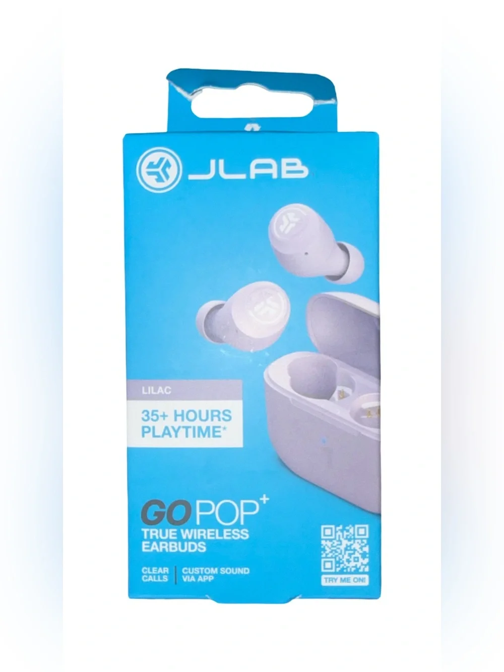 JLAB GO POP+ True Wireless EARBUDS~35+Hours Play~CUSTOM SOUND+BASS BOOST *LILAC